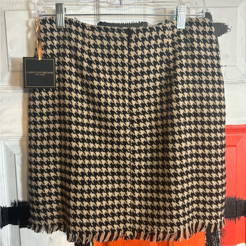 Christian Soriano small houndstooth skirt